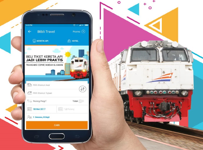 Memesan Tiket Kereta Jakarta – Bandung Dengan Mudah Menggunakan BliBli